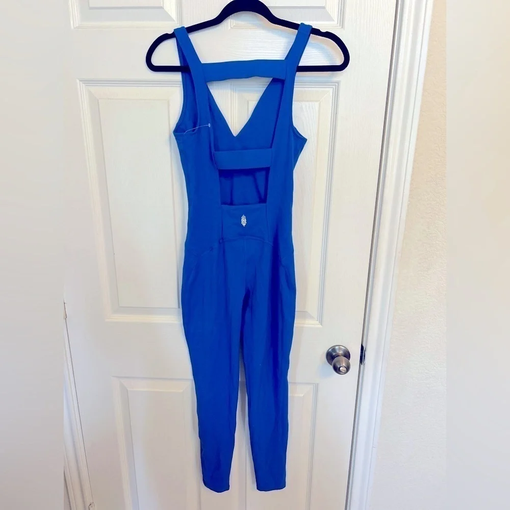 NWOT Free People, Never Better One Piece, XS in Electric Cobalt